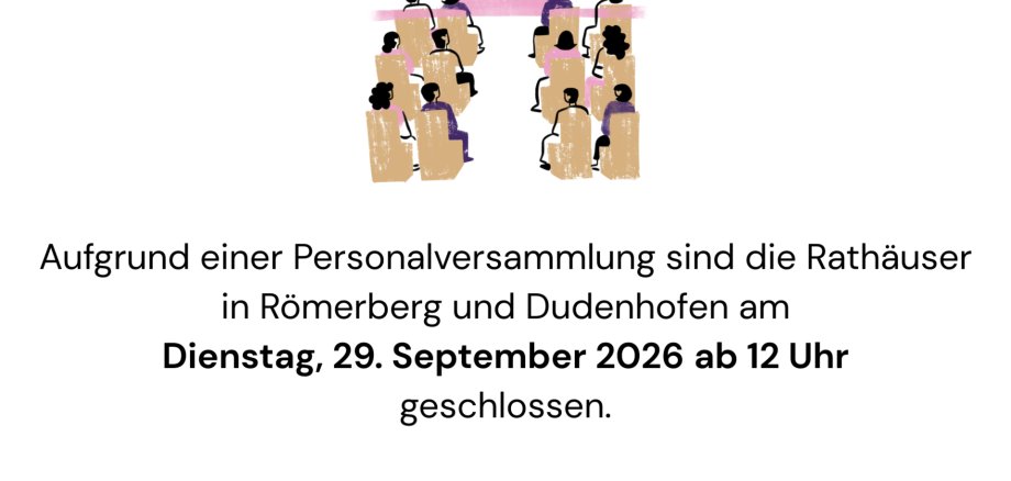 Verwaltung geschlossen