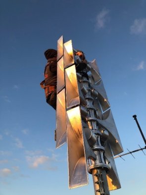 neue Sirene auf der Festhalle Dudenhofen