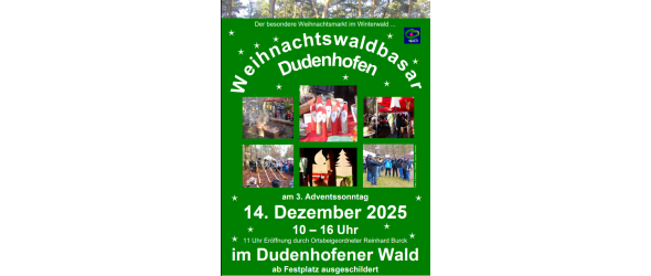 Plakat Waldweihnachtsbasar Plakat Waldweihnachtsbasar