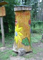 Säule Barfußpfad Säule Barfußpfad