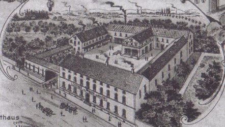 Fabrik Johann Walter vor 1895 Fabrik Johann Walter vor 1895